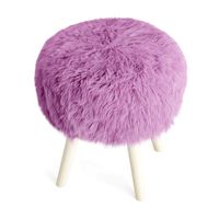 Faux Fur Stool