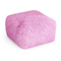 Pouf Youth Faux Fur Light Pink
