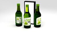 Alcohol Bottle Jinro Green Grape 360ml 2020