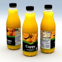 Beverage Bottle Cappy Orange 1L 2020
