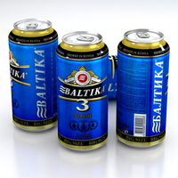 Beer Can Baltika 3 Classic 900ml 2019