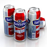 Beer Can Bavaria 0,0 Original Alcohol Free 500ml