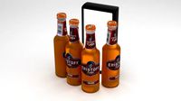Alcohol Bottle Eristoff Flash Orange 275ml