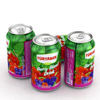 Beverage Can Turtamek Berry Blend Drink 330ml