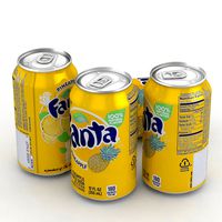 Beverage Can Fanta Pineapple 330ml 2017