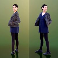 10343 Francine - Young Woman Turning Around