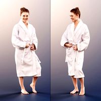 11649 Bella - Young Woman in Bathrobe