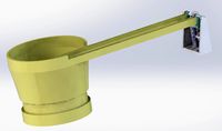 Vibrating plate feeding mechanism