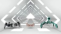 Spider bionic robot