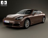 Porsche Panamera S 2014 3D Model