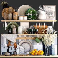 Kitchen shelves