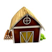 cartoon house farm