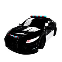 cartoon police car