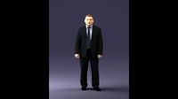 Man with tie lilac shirt 0680
