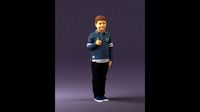 Kid in blue polo 0671