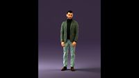 Man in gray top whire gray 0613