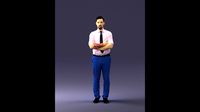 Guy in purple shirt 0470