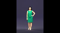 Green woman 0415