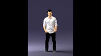 Man in white shirt 0345