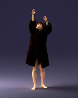 Woman in coat 0261