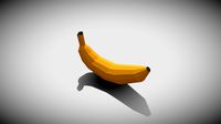 Low Poly Banana