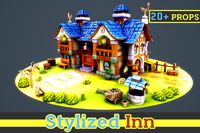 Stylized Inn + Props