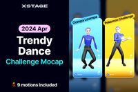 Trendy Dance Challenge Mocap Pack [2024 April]