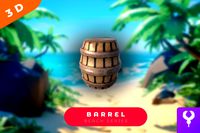 Cartoon Barrel