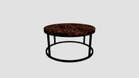 Midtown coffee table brown marble