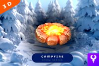 Cartoon Campfire