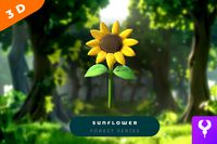 Cartoon Sunflower