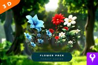 Cartoon Flower Pack