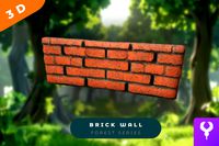 Cartoon Brick Wall