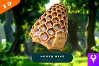 Cartoon Honey Hive