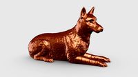 Belgian Malinois 3D Print Model Pose 09