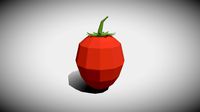 Low Poly Strawberry