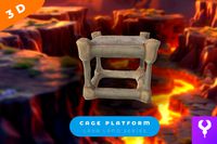 Cartoon Cage Platform