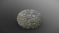 Granite ball fountain