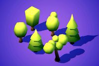 Lowpoly Trees
