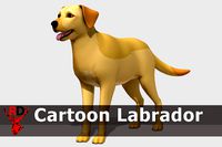 Cartoon Dog - Labrador