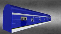 Train Cabin (train bogie) With Interior