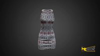 [Game-ready] Ethnic Patterned Dress