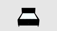 Diplomat Complete Bed Package 160x200 Dark Gray