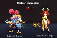 Cartoon Characters Pack5