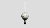 CamCam Lamp Air Balloon Pressed Leaves Rose