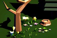 Snowy Autumn Low Poly Environmental Props
