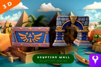 Cartoon Egyptian Wall Pack