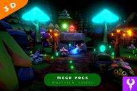 Cartoon Magical Forest Megapack