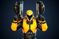 Animated Sci-Fi Character Hunter