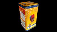 Banania boite cacao ancienne tole scan